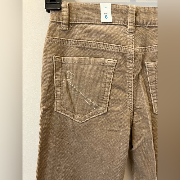 NWOT- Children’s Place Girls Khaki Corduroy Pants. Size 8 - Picture 5 of 6